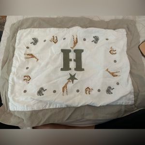 Restoration Hardware Baby H pillow case